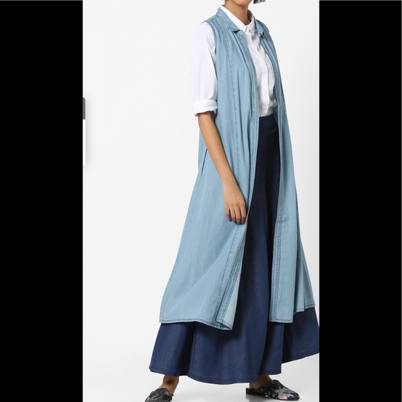 Project Eve Jackets & Blazers - Ladies long jacket, light weight cotton denim look